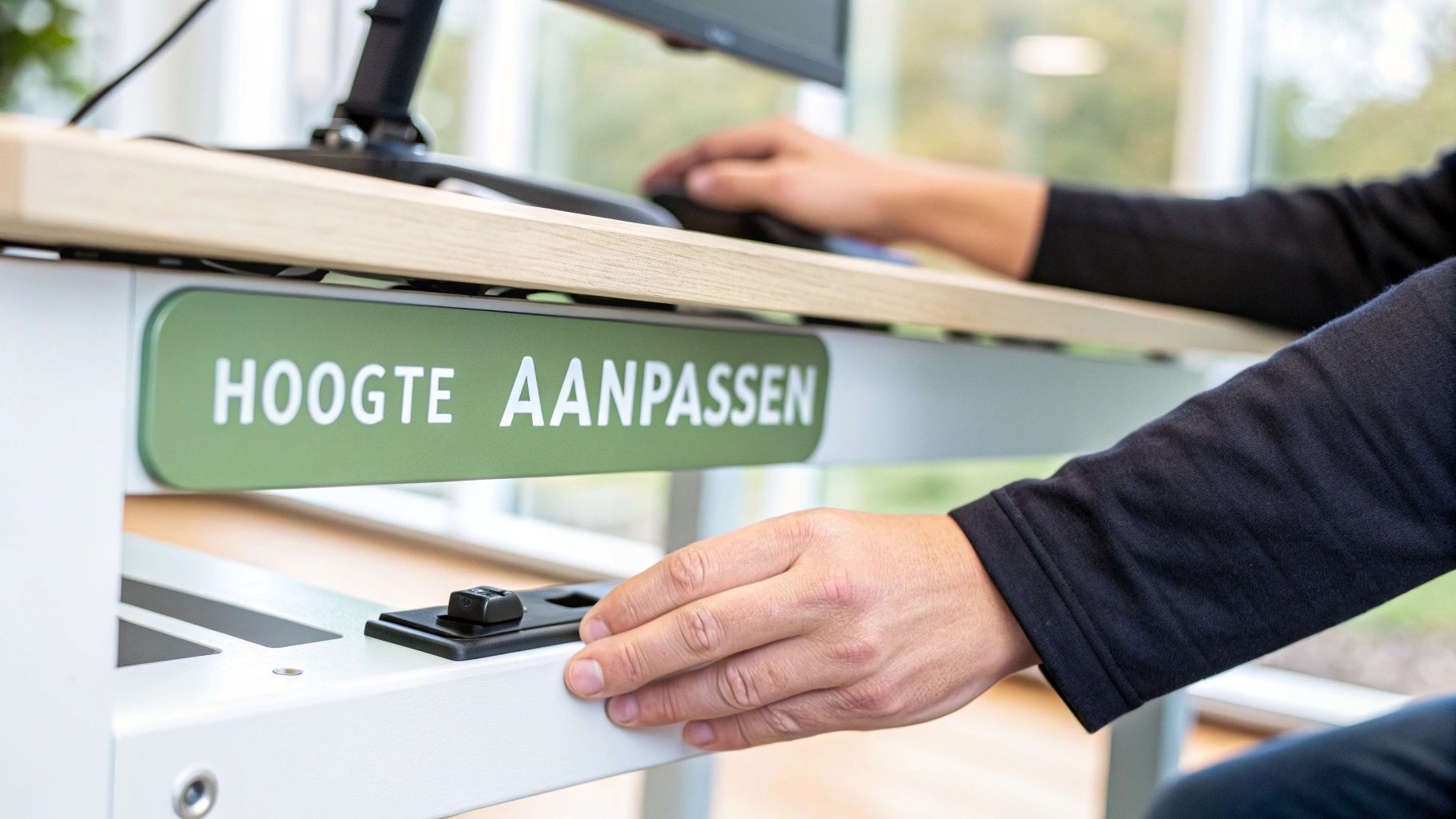 bureauhoogte bepalen
